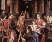 马尔滕 德 沃斯 : St Luke Painting the Virgin Mary